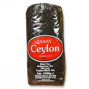 Tanay Ceylon Yaprak Cayi 1 kg - Schwarzer Ceylon Tee 1 kg