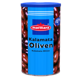 Marmara Kalamata Zeytin 800g - Kalamata Oliven, mit Stein 800g
