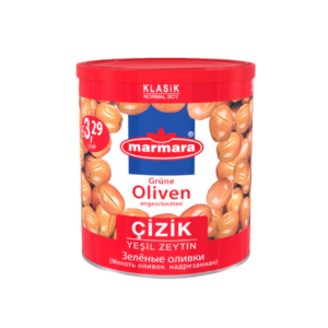 Marmara Klasik Cizik Yesil Zeytin 400g - Grüne Oliven, angeschnitten 400g