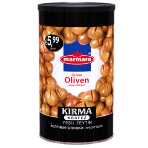 Marmara Kirma Körfez Zeytin 800g - Grüne Oliven, angeschlagen 800g