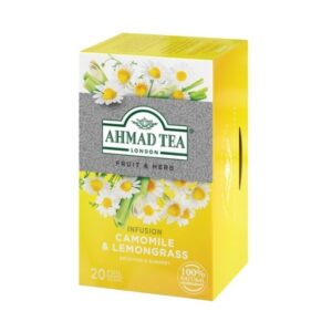 Ahmad Tea Camomile & Lemongrass 20 Teebeutel - Kamillentee mit Zitronengras