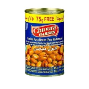 Chtoura Garden gekochte Fava Bohnen (Foul Medammas) 475g - Haslanmis Bakla 475g