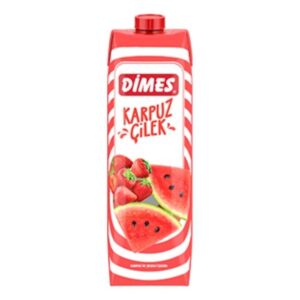 Dimes Karpuz ve Cilek Icecegi 1L - Apfel-Erdbeergetränk mit Wassermelonengeschmack 1LApfel-Erdbeergetränk mit Wassermelonengeschmack