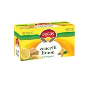 Dogus Karisik Bitki Cayi Zencefil ve Limon 20 adet - Gemischter Kräutertee mit Zitrone & Ingwer, 20 Teebeutel