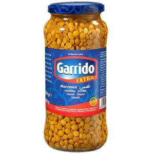 Garrido Mercimek 570g - Linsen 570ggekochte Linsen im Glas