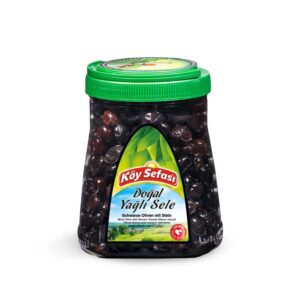 Köy Sefasi Dogal Yagli Sele Siyah Zeytin 1kg - Schwarze Oliven