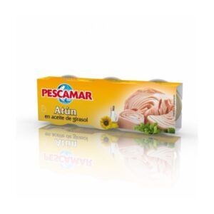 Pescamar Thunfisch in Sonnenblumenöl 3x80g - Aycicek Yaginda Ton Baligi 3x80gThunfisch in Sonnenblumenöl