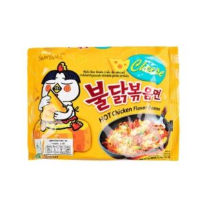 Samyang Buldak Hot Chicken Ramen Käse 140gInstant Nudelsuppe mit Huhn Geschmack