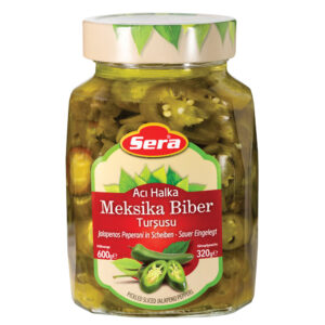 Sera Aci Halka Meksika Biber Tursusu 600g - Jalapenos Peperoni in Scheiben