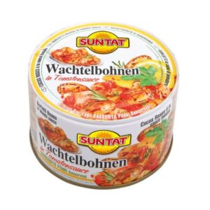Suntat Barbunya Pilaki 400g - Wachtelbohnen in Tomatensauce 400gWachtelbohnen in Tomatensauce
