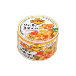 Suntat Kuru Fasulye Pilaki 400g - weiße Bohnen in Tomatensauce 400gWeiße Bohnen in Tomatensauce