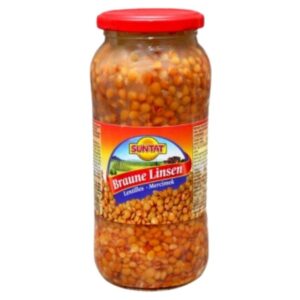 Suntat Mercimek 540g - Braune Linsen 540ggekochte Braune Linsen