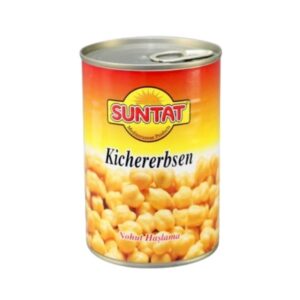 Suntat Nohut Haslama 400g - Kichererbsen 400ggekochte Kichererbsen